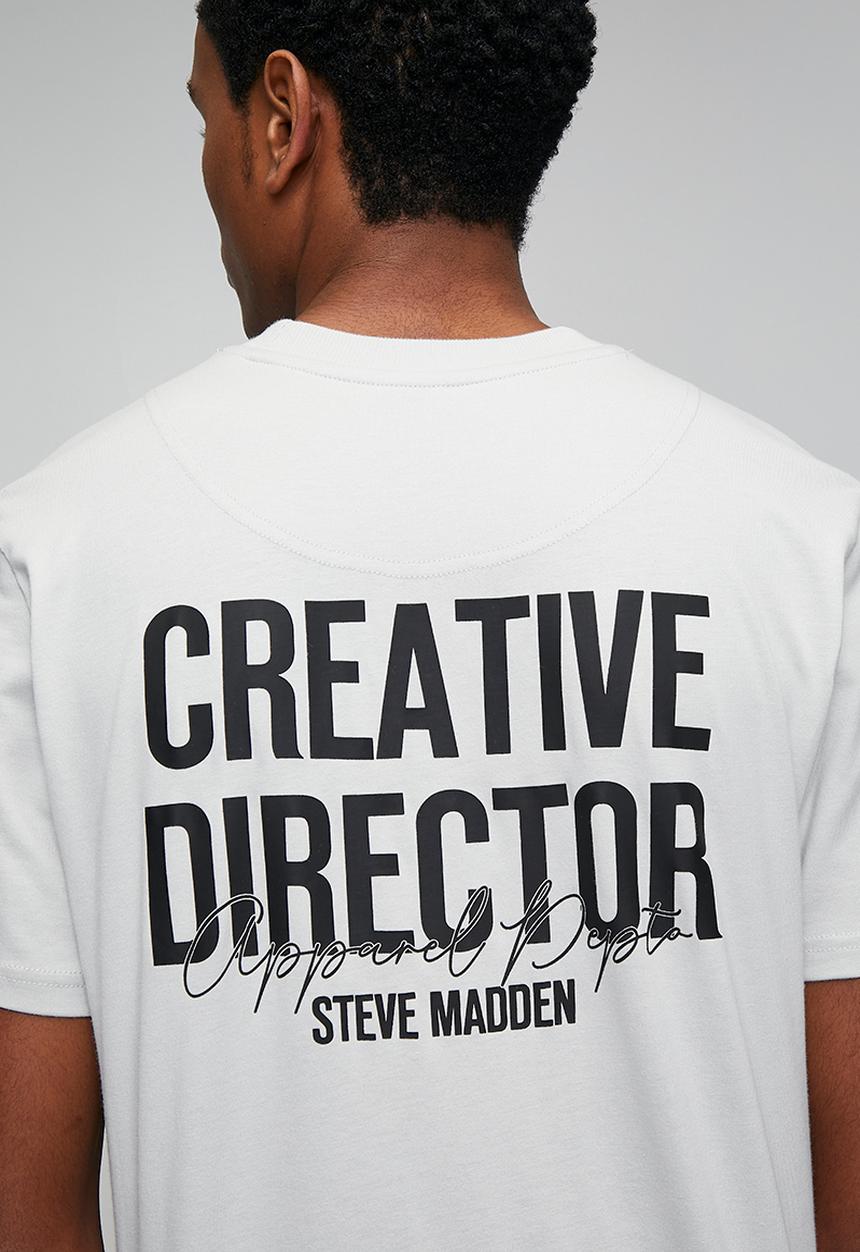 Steve Madden - Blaze Boxy T-Shirt - Grey