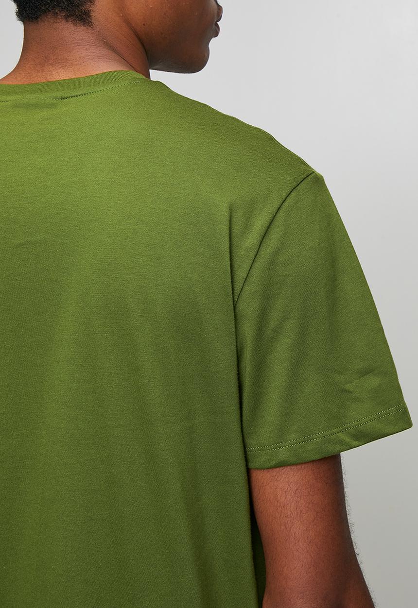 Calvin Klein - Short Sleeve Badge 30S Jersey Classic Tee - Medieval Forest
