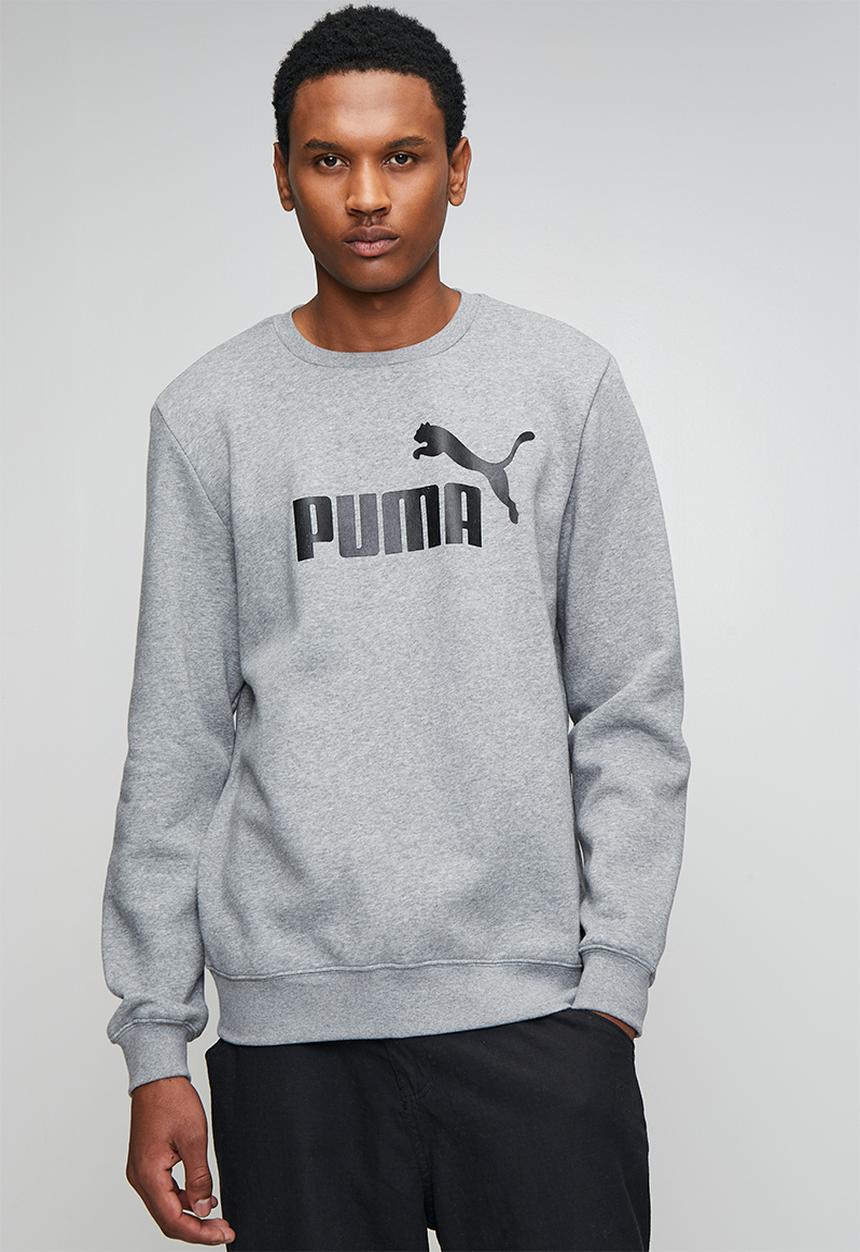 PUMA - ESS No. 1 Logo Crew FL M - Medium Gray Hea