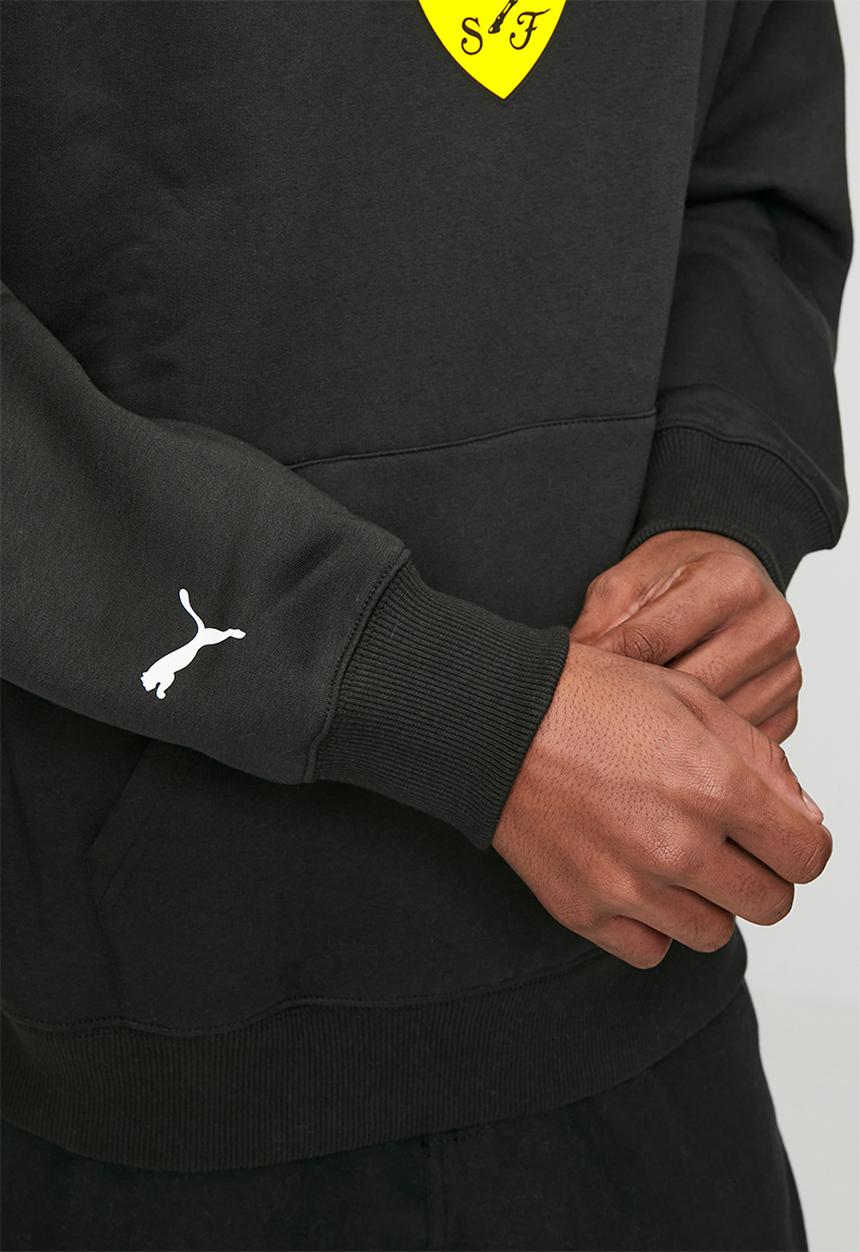 PUMA - Ferrari Shield Hoodie - PUMA Black