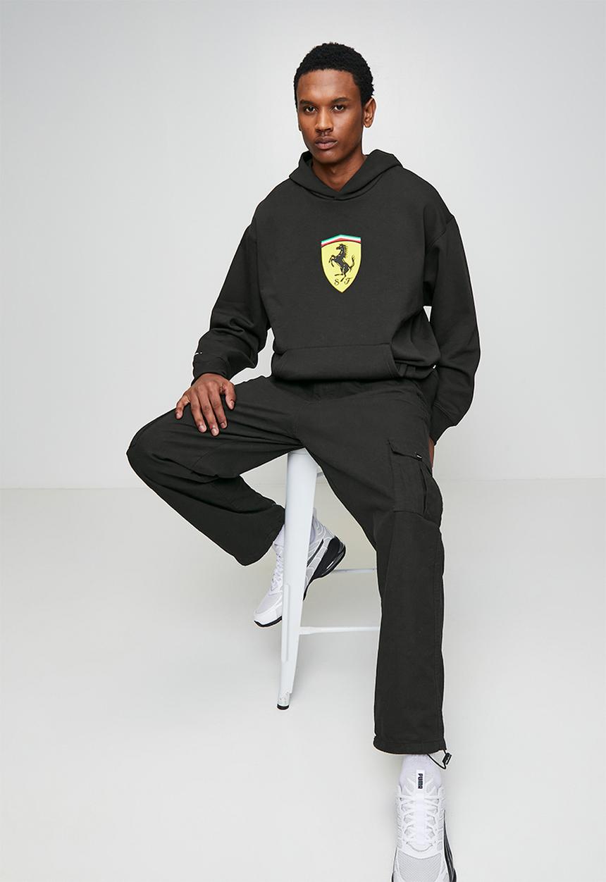 PUMA - Ferrari Shield Hoodie - PUMA Black