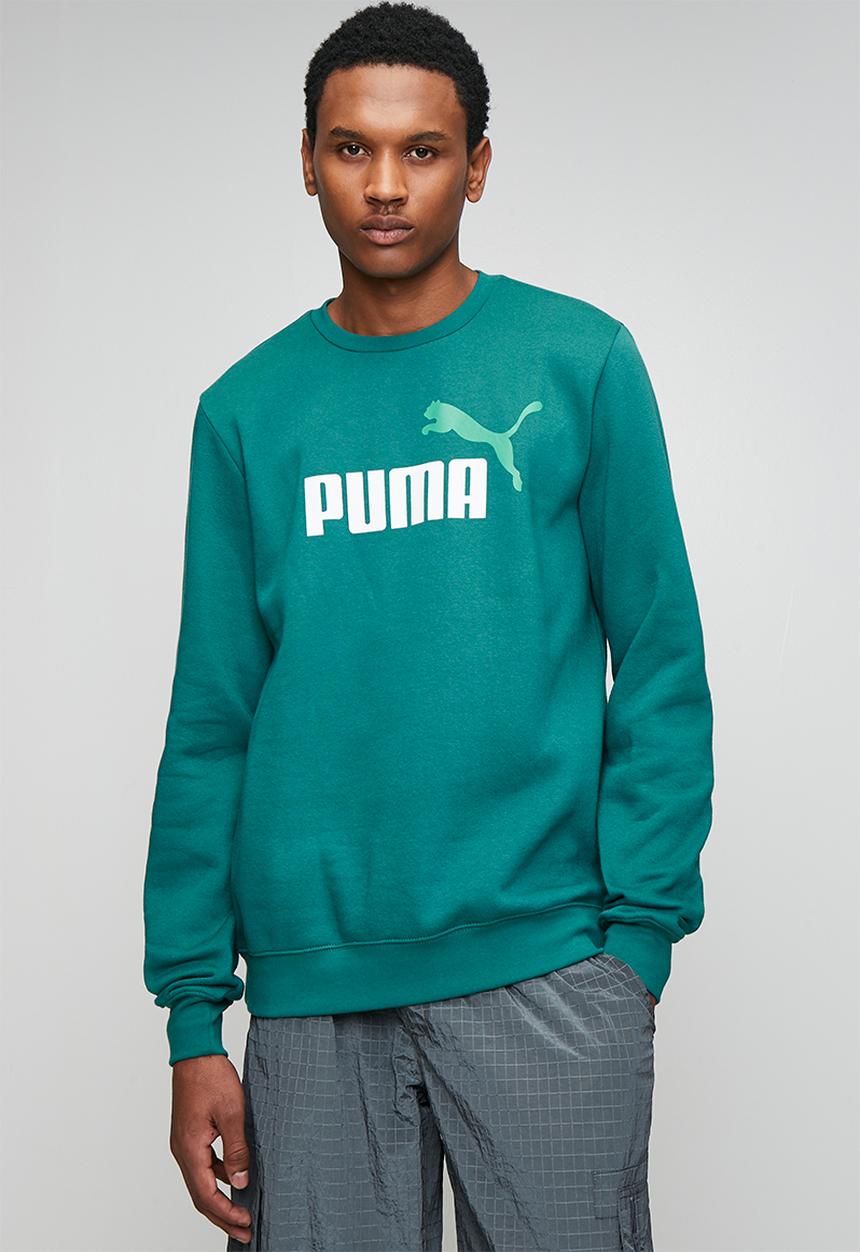 PUMA - ESS 2 COLOR No. 1 Logo Crew FL - Emerald Ice