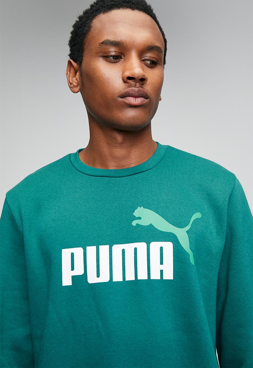 PUMA - ESS 2 COLOR No. 1 Logo Crew FL - Emerald Ice