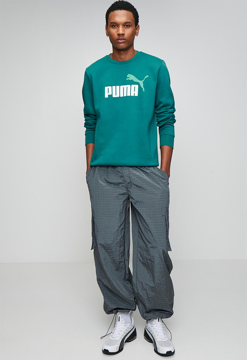 PUMA - ESS 2 COLOR No. 1 Logo Crew FL - Emerald Ice