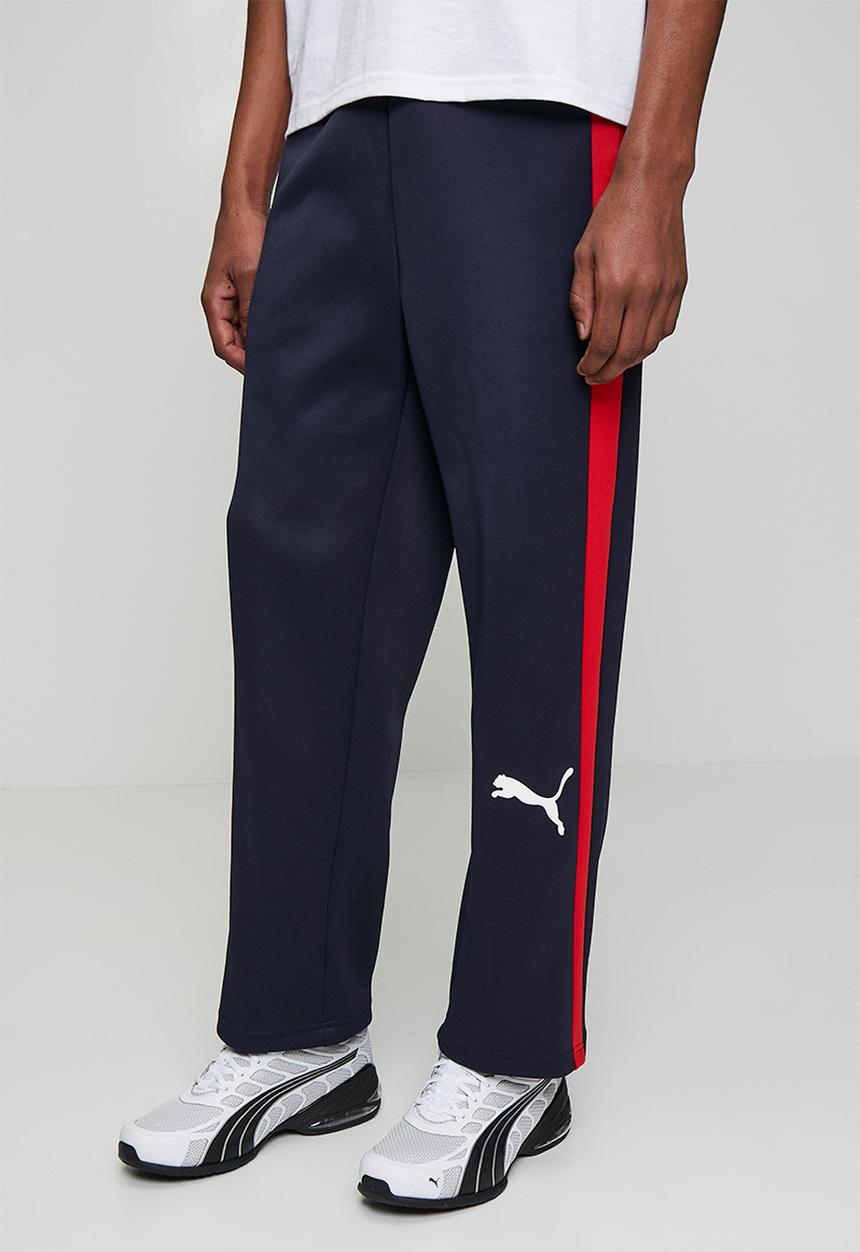 T7 Relaxed Big Cat Track Pants op DK - New Navy