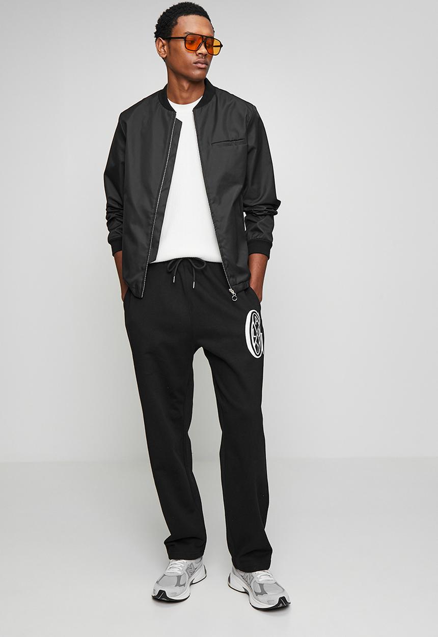 GALXBOY - CREST PANTS - BLACK