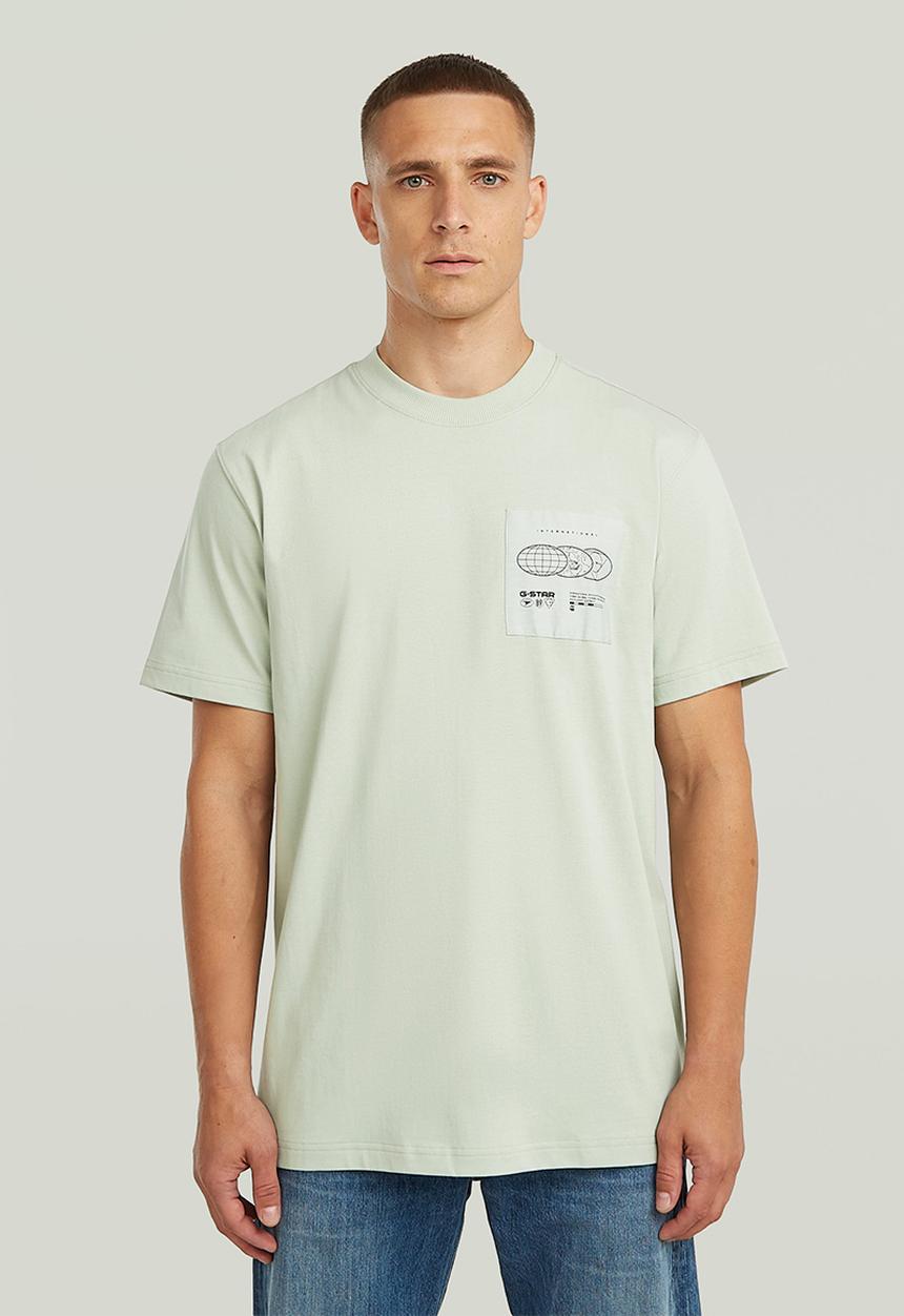 G-STAR - Applique Gr R T - Pale Green