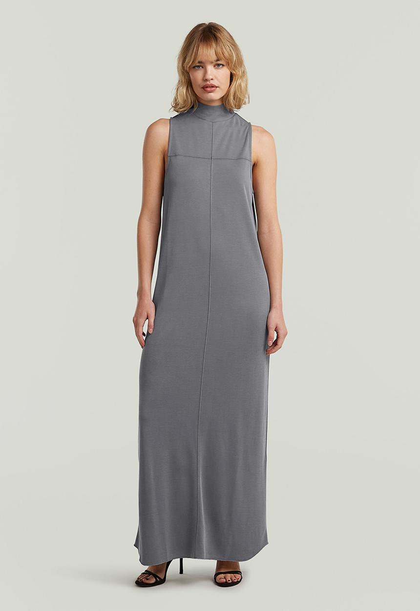 G-STAR - Long flowy mock t dress wmn - orphus