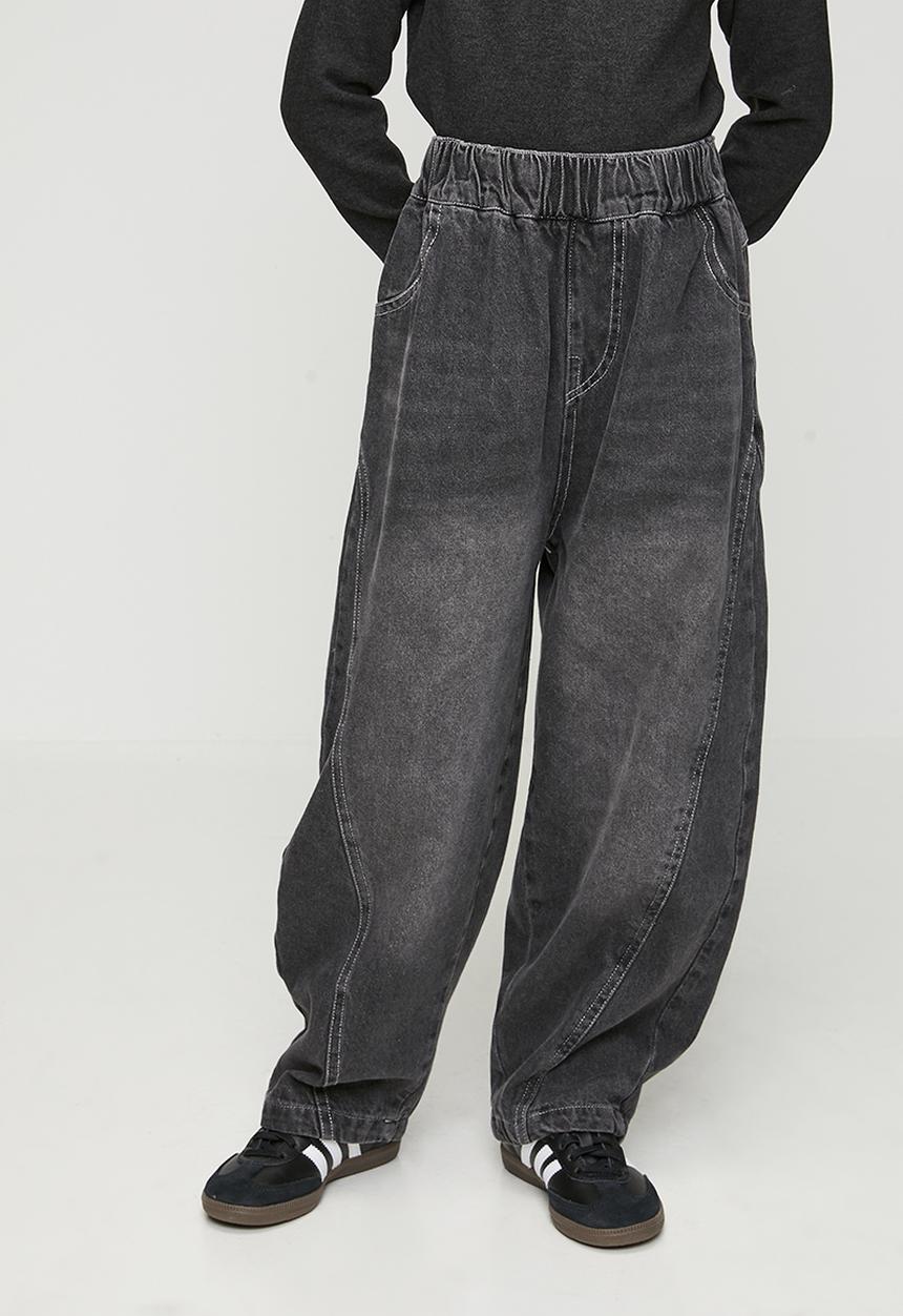 Pop Candy - Wide leg jeans - black