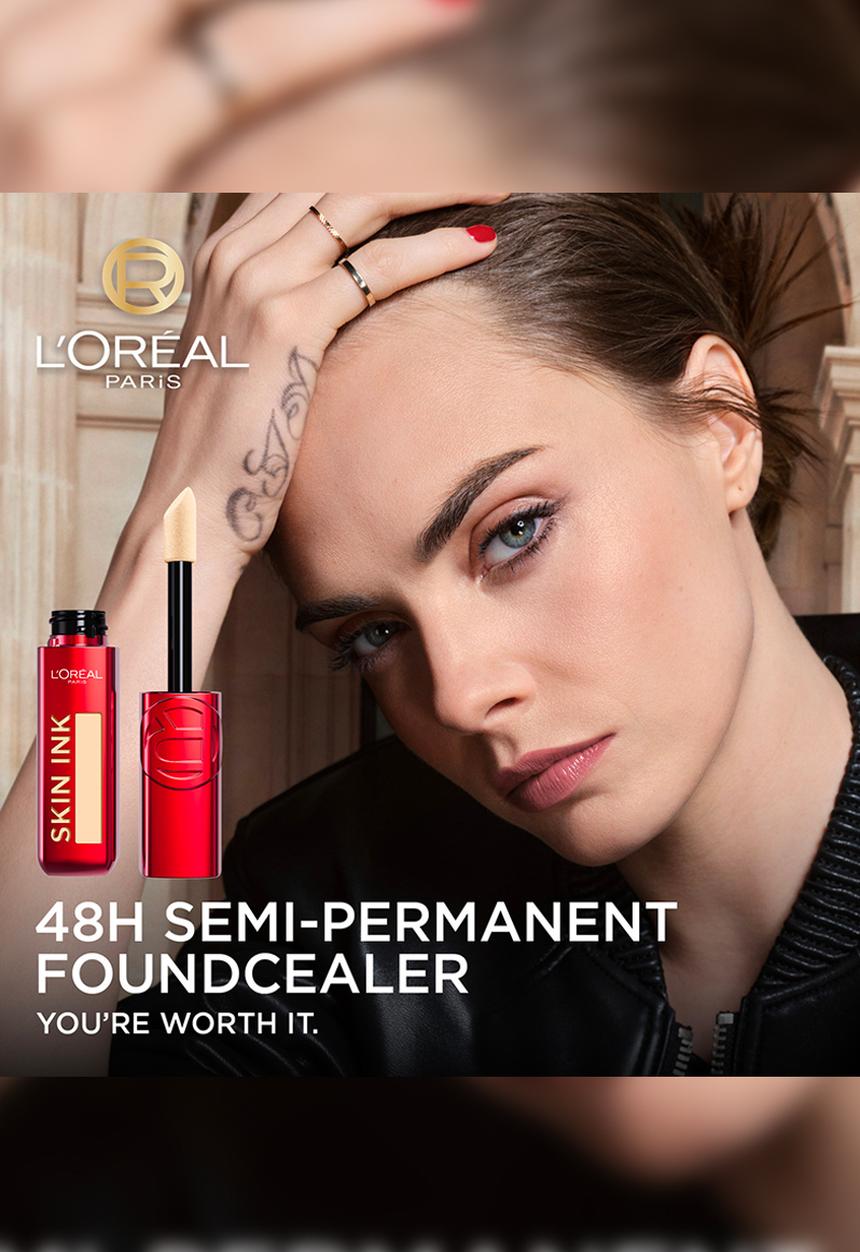 L'Oreal Paris - Infaillible Skin Ink Semi-permanent 2-in-1 Foundcealer - Light Warm 125
