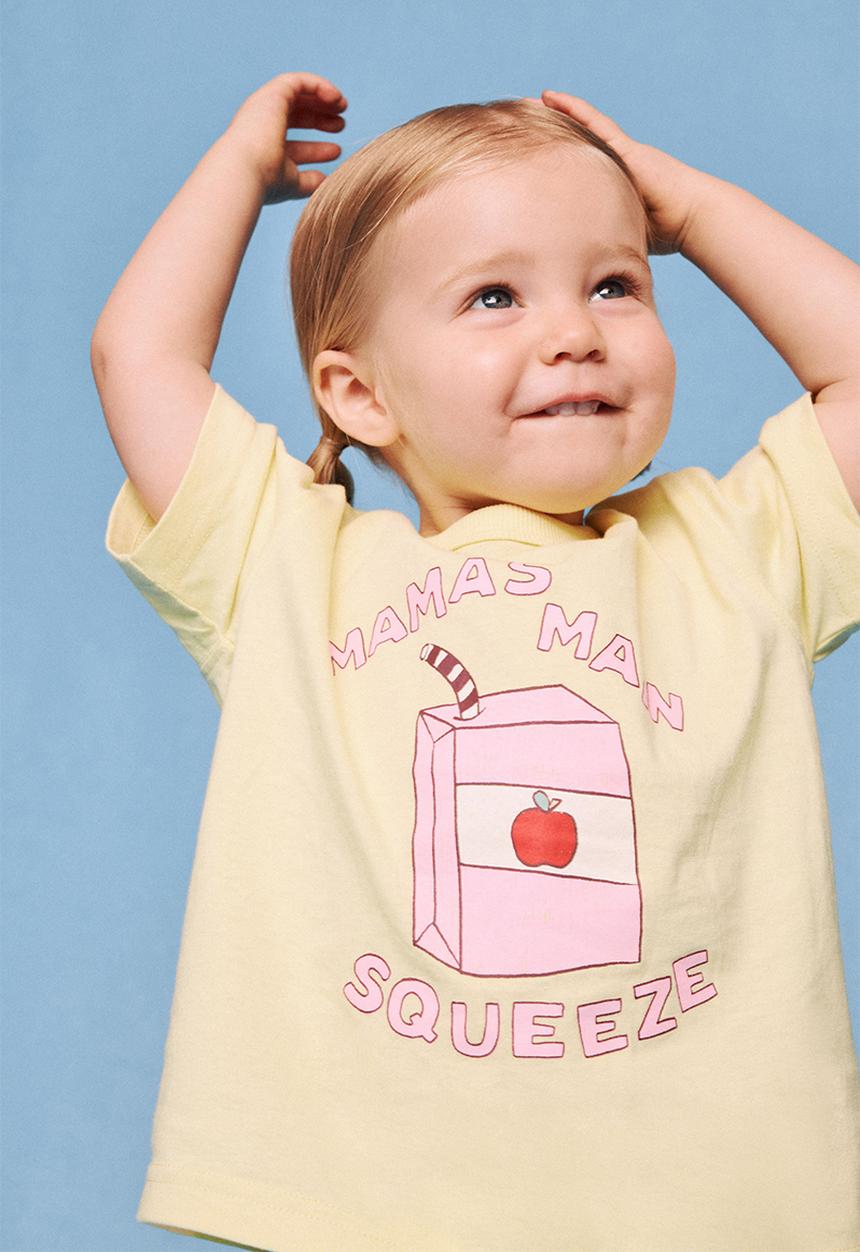 Cotton On - Bobbi Short Sleeve Graphic Tee - Baby Yellow/Main Squeeze