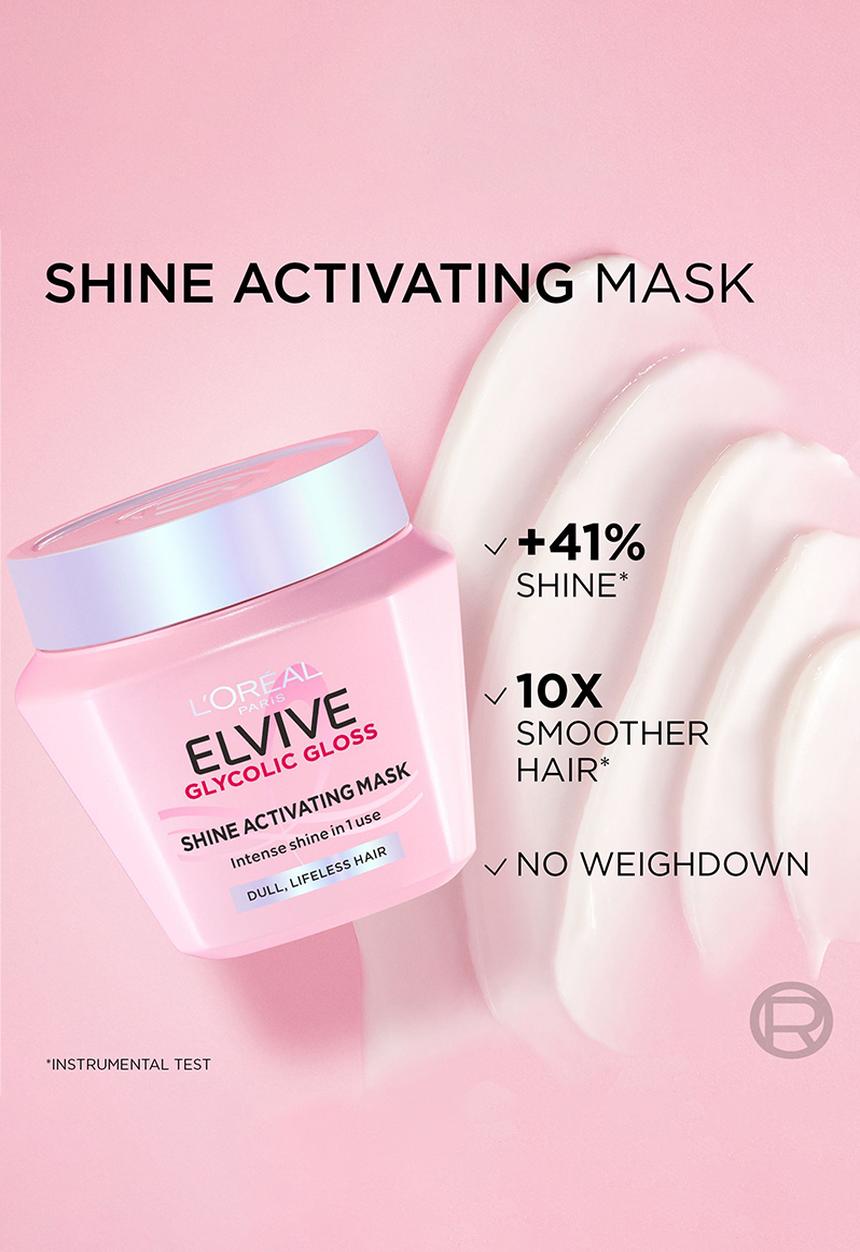 L'Oreal Paris - Elvive Glycolic Gloss Mask 300ml