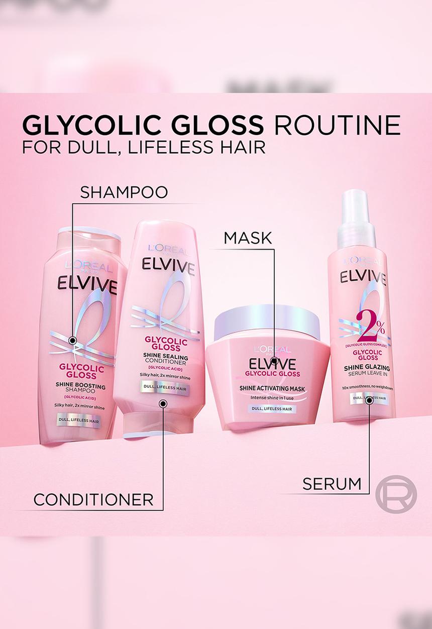 L'Oreal Paris - Elvive Glycolic Gloss Mask 300ml