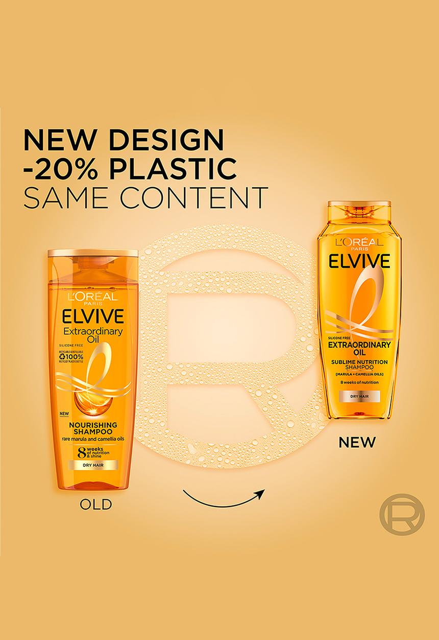 L'Oreal Paris - Elvive Extraordinary Oil Shampoo - 400ml