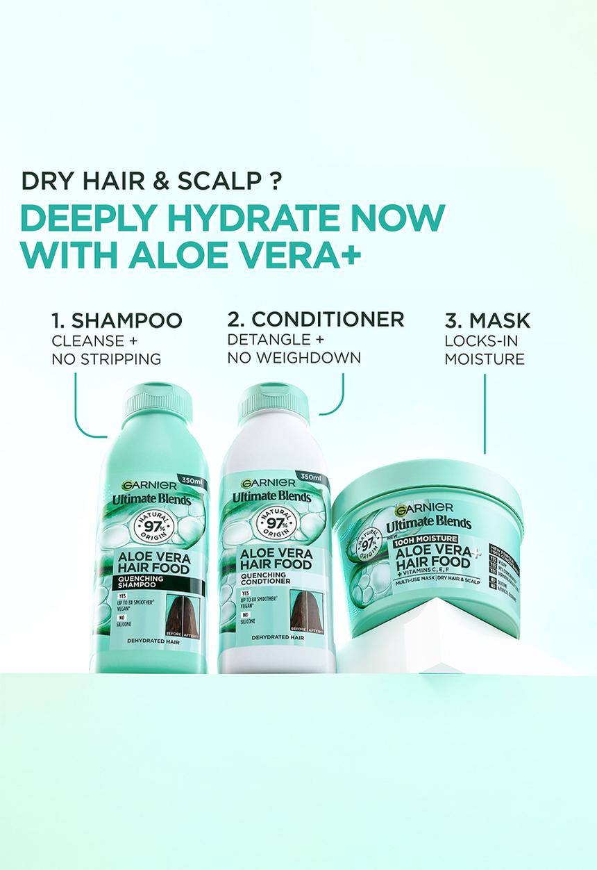 Garnier Ultimate Blends Hairfood Aloe Vera 3 IN 1 Mask - 400ml