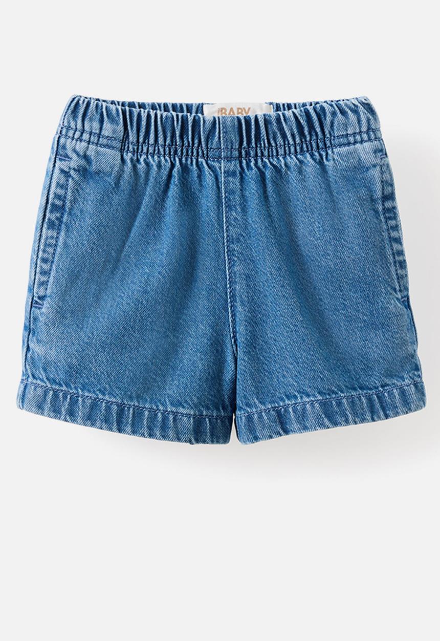 Cotton On - Jagger Denim Short - Burleigh Blue Wash