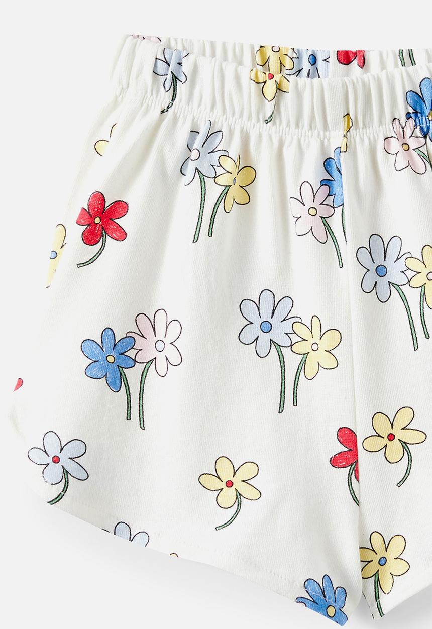 Cotton On - Koda Short - Vanilla/Meadow Daisy