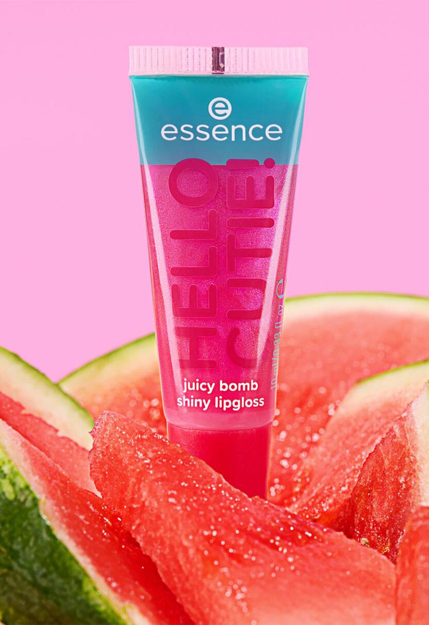essence - Say It With Juicy Hello Cutie! Juicy Bomb Shiny Lipgloss  - 02  Witty Watermelon