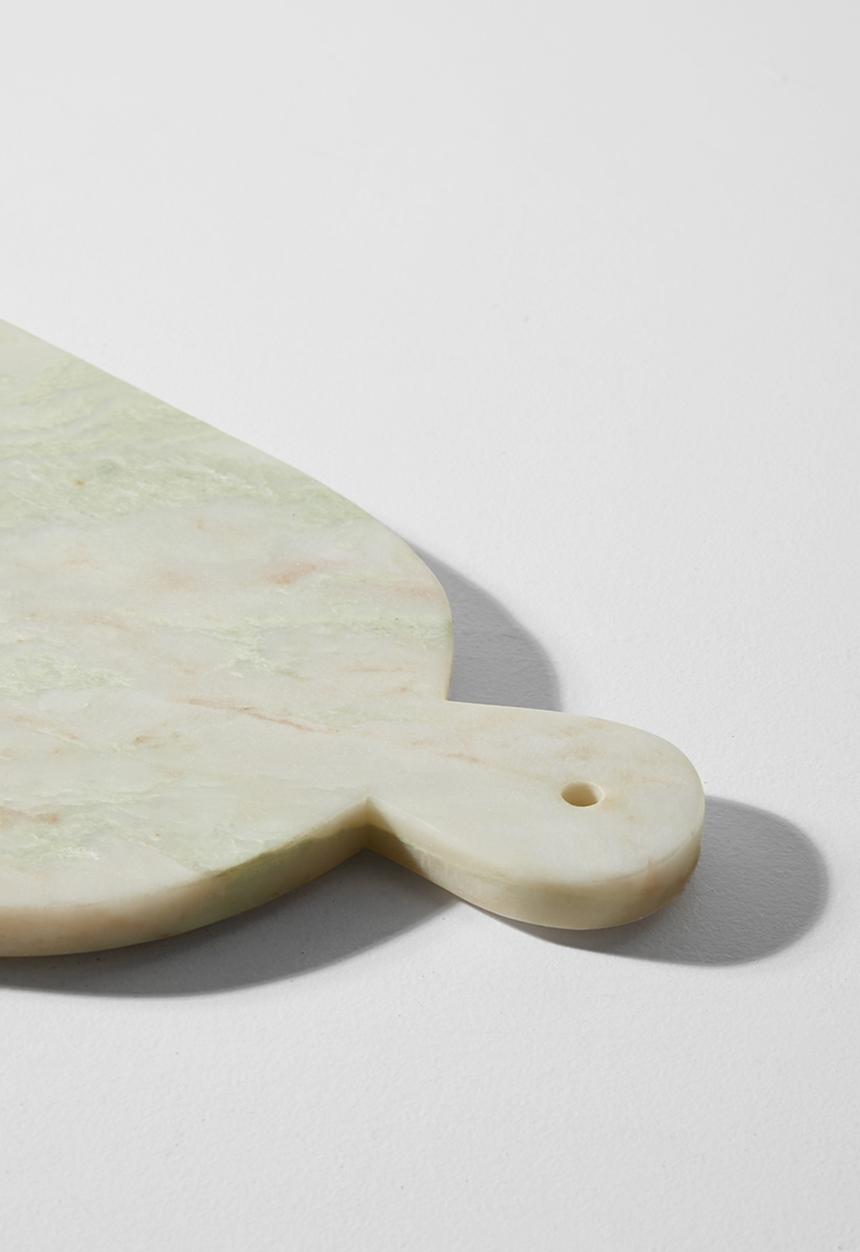 Sixth Floor - Organic Marble Chopping Board - Green & White