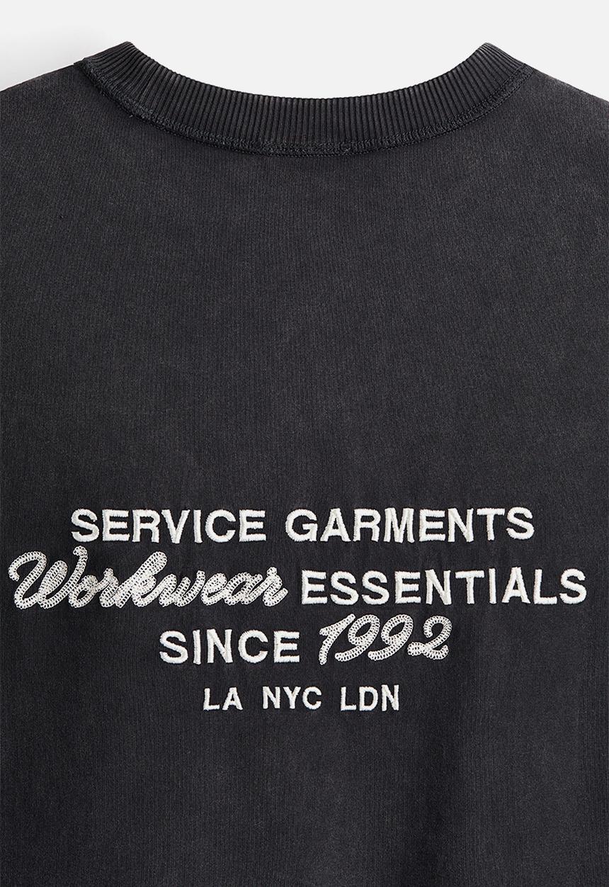 H&M - Loose fit printed T-shirt - black/workwear