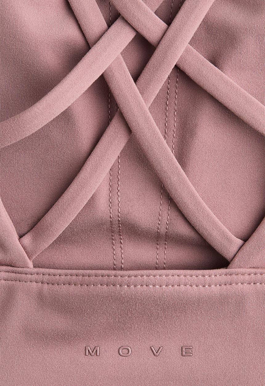 H&M - Medium support sports bra with softmove? - antique rose