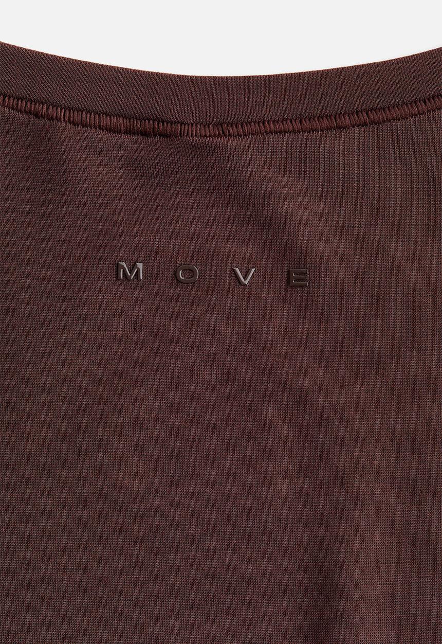 H&M - Sports wrap top in modal - warm brown