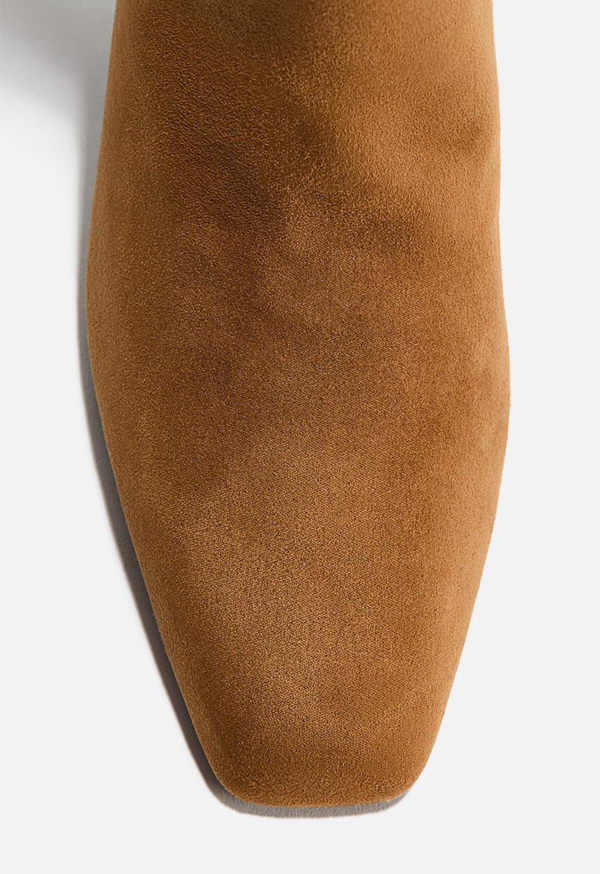 H&M - Knee-high boots - dark beige