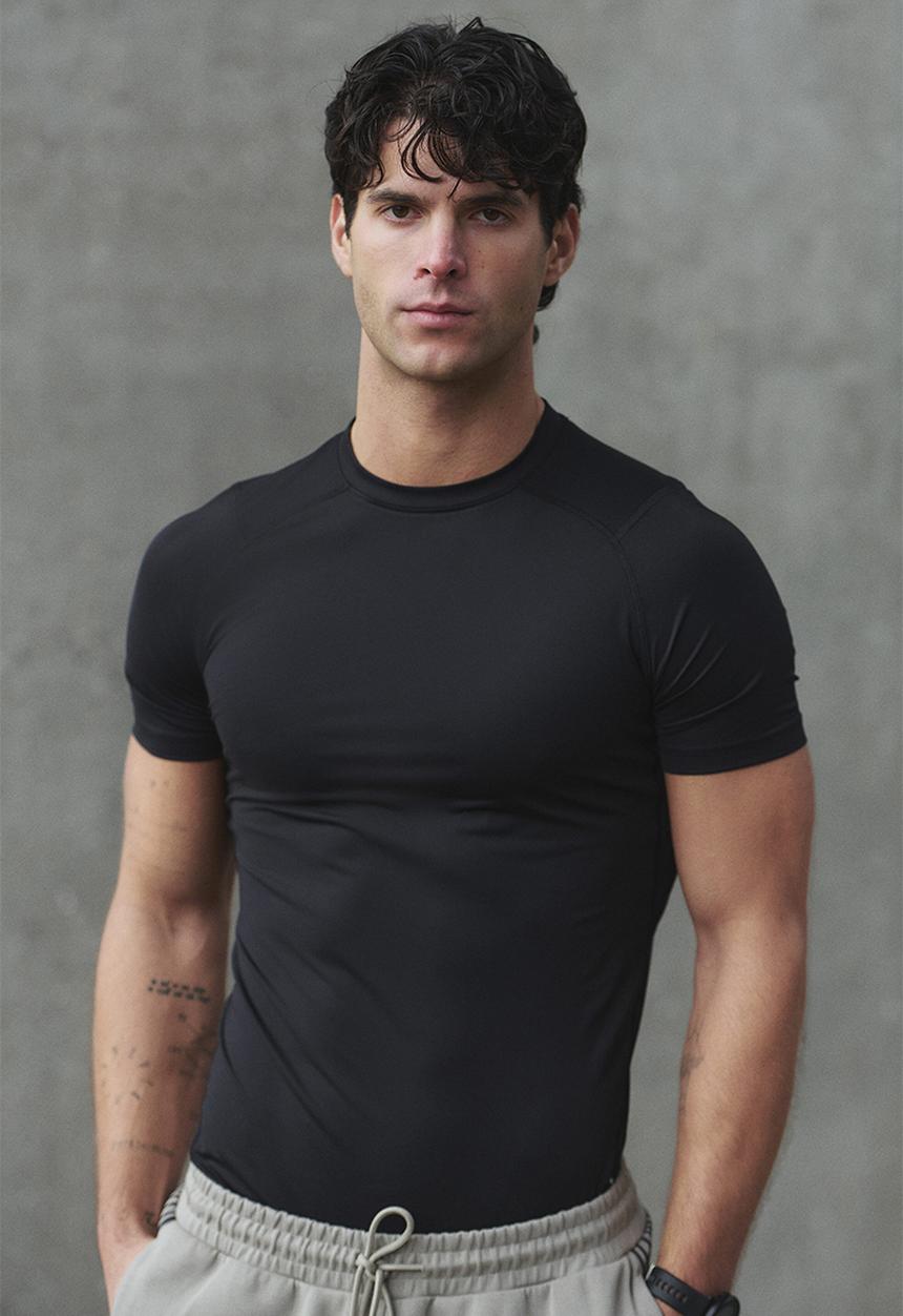H&M - Compression fit sports T-shirt with drymove™ - black