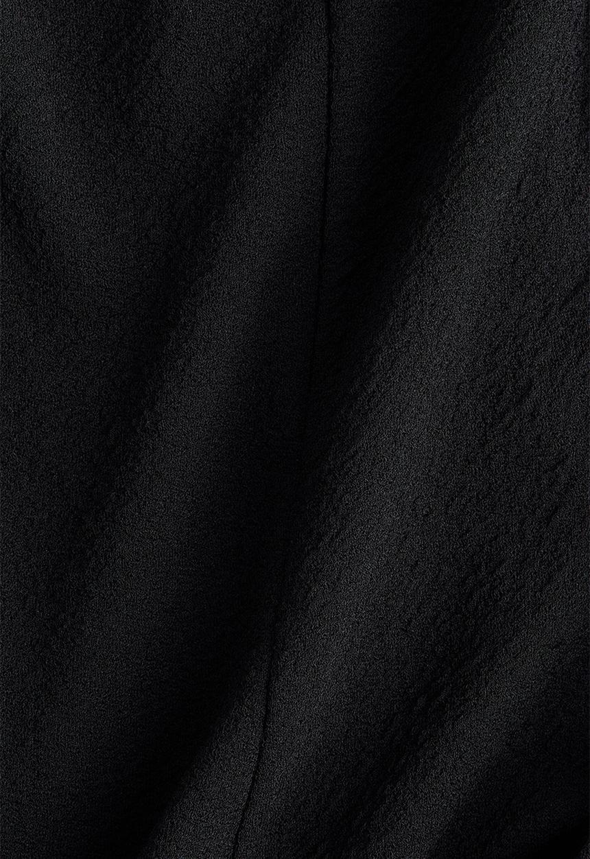 H&M - Sleeveless peplum top - black