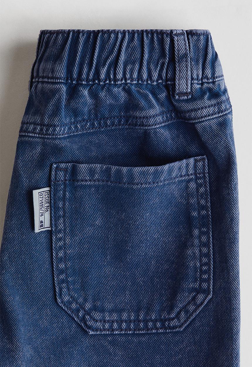 H&M - Cotton denim trousers - dark denim blue