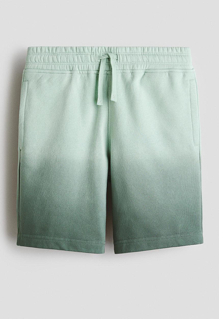 H&M - Printed sweatshorts - green/gradient