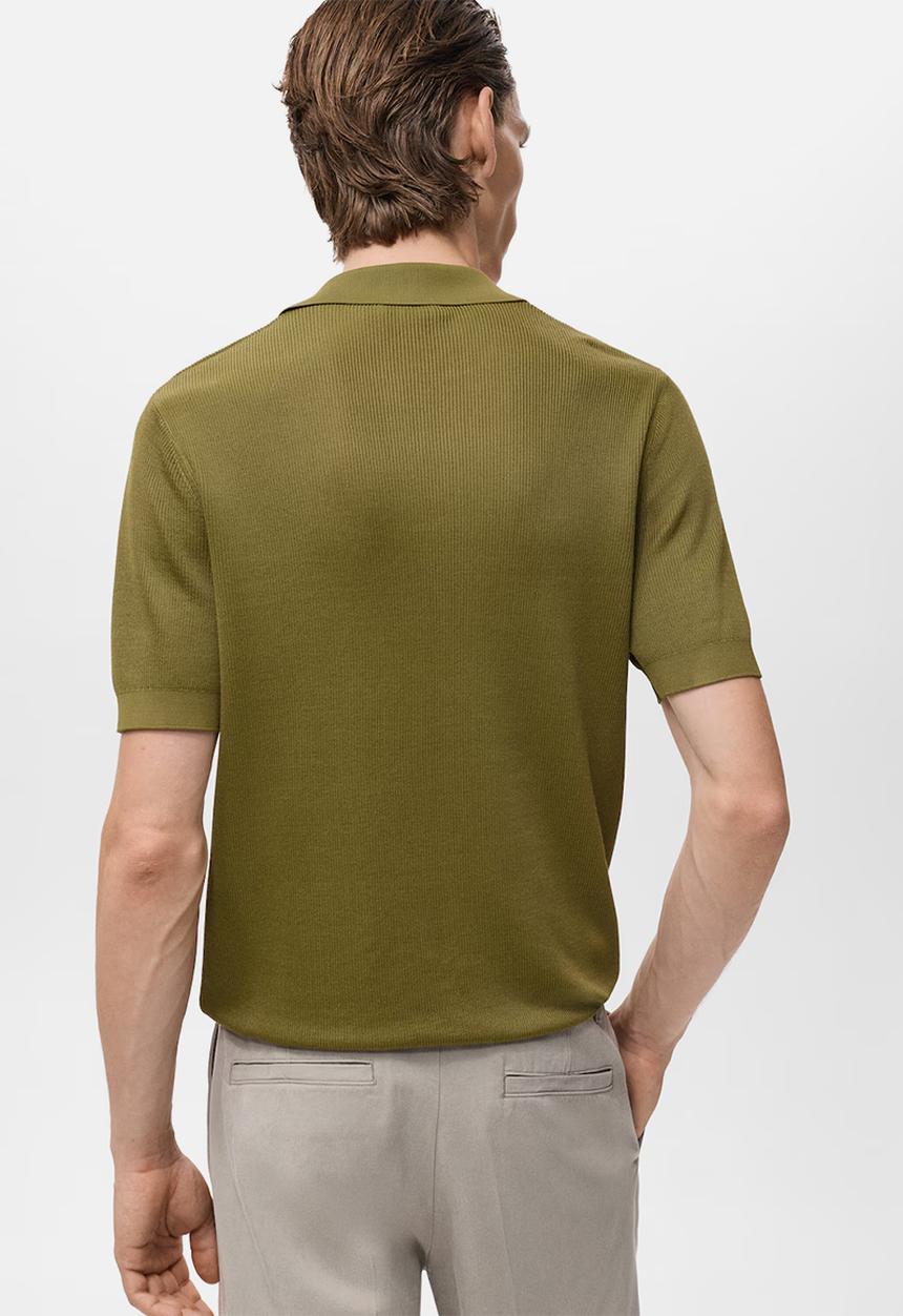 MANGO - Polo shirt boda - green