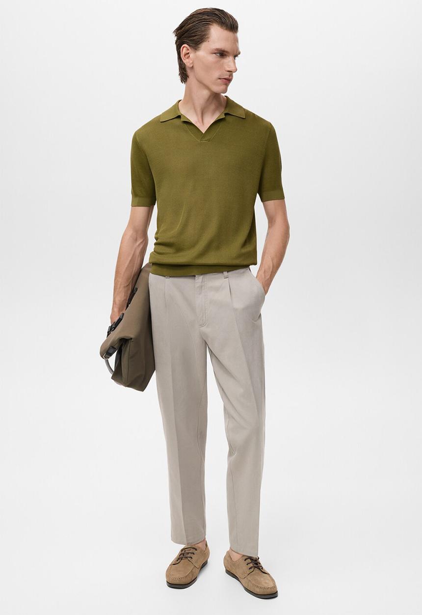 MANGO - Polo shirt boda - green