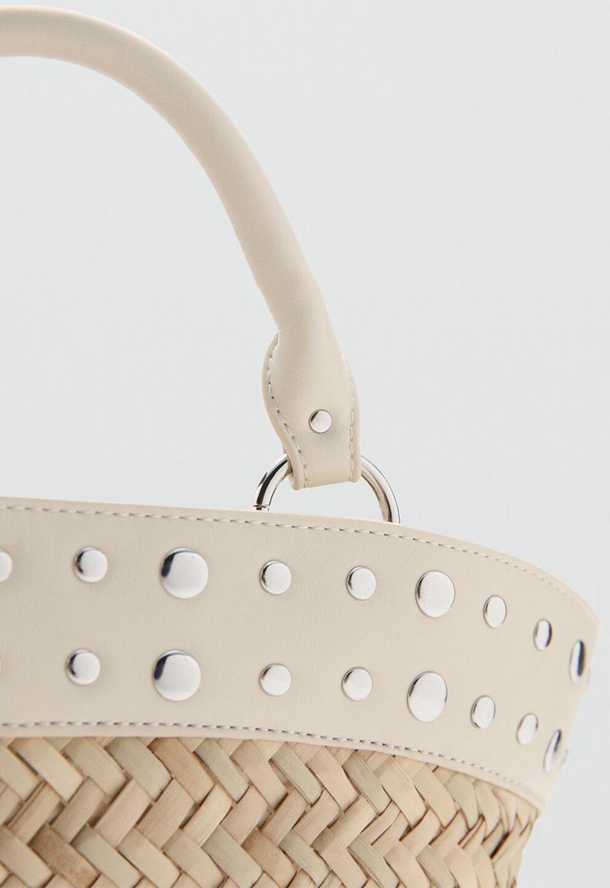 MANGO - Baster Handbag - Natural