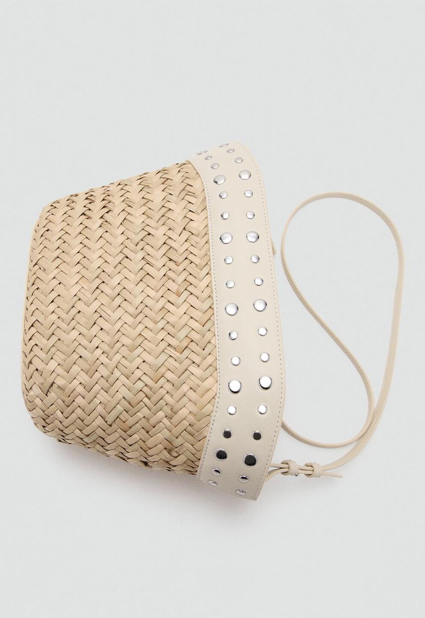 MANGO - Baster Handbag - Natural