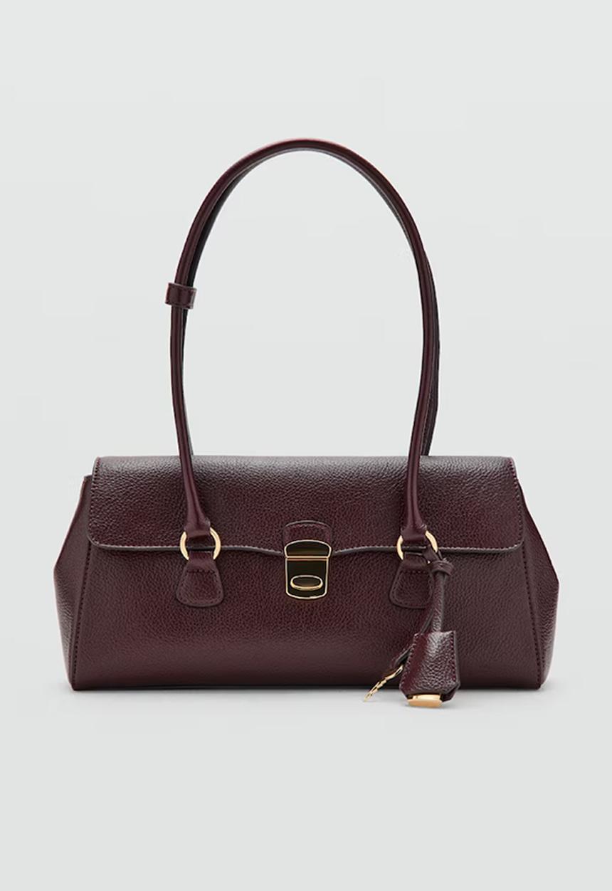 MANGO - Siena shoulder bag - red