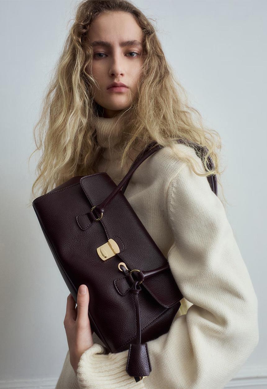 MANGO - Siena shoulder bag - red