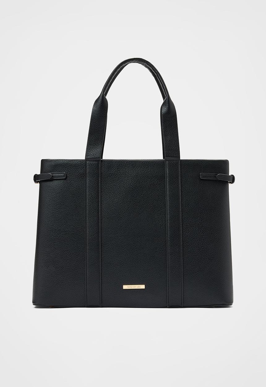Forever New - Dalton laptop tote bag in black