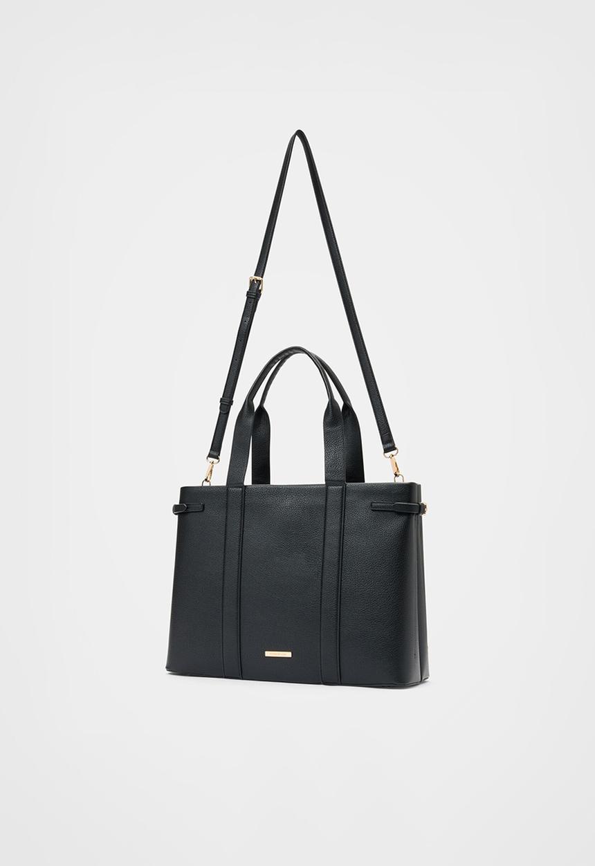 Forever New - Dalton laptop tote bag in black