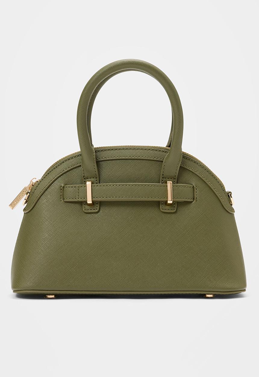 Forever New - Indiana bowler bag in olive saffiano