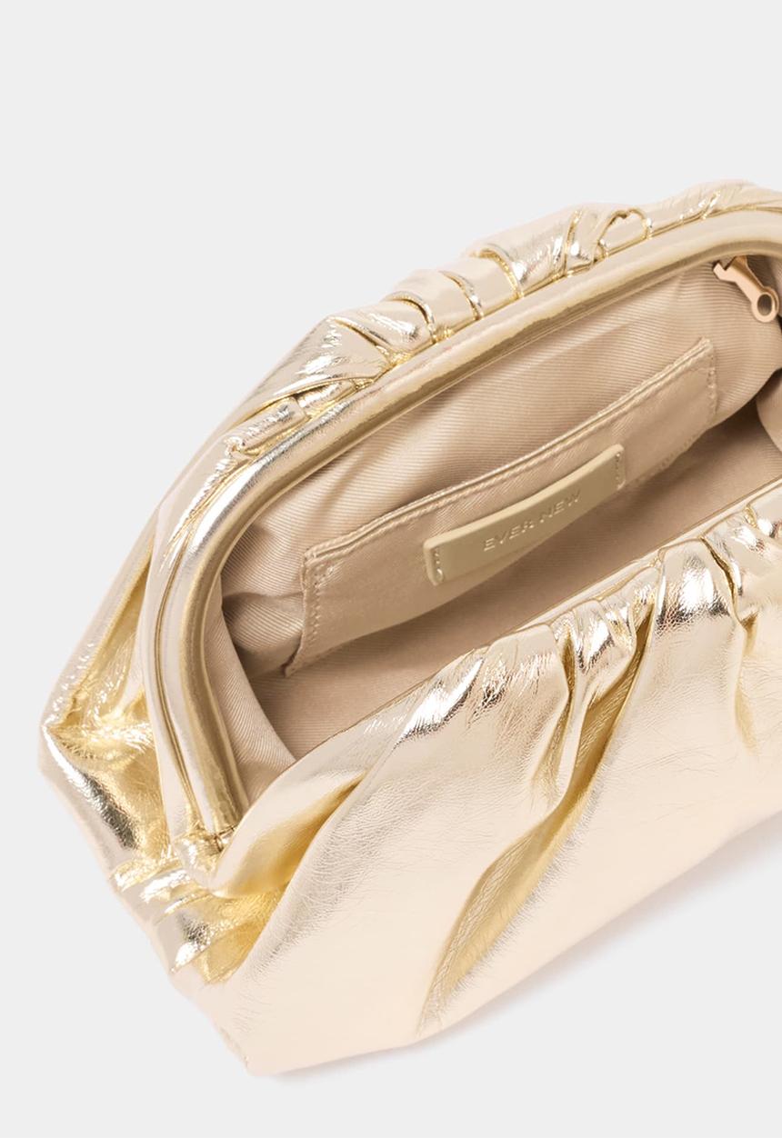 Forever New - Zayla soft clutch in gold
