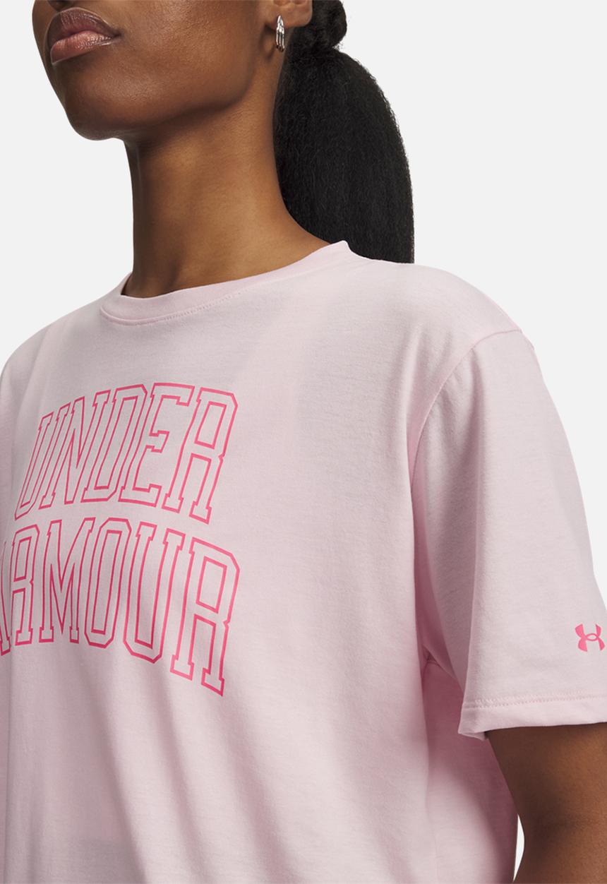 Under Armour - Rival OS Campus Tee - Prime Pink/Super Pink