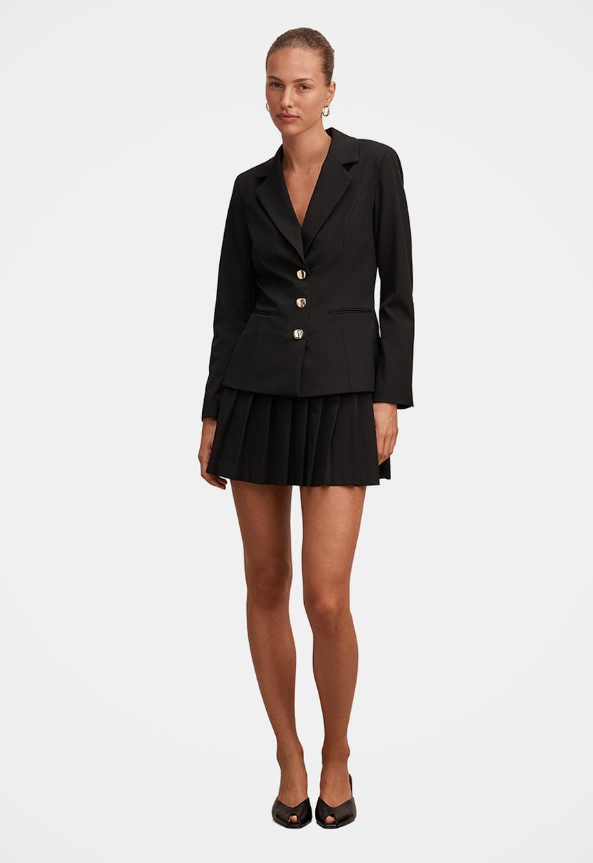Forever New - Lenora 2 in 1 blazer mini dress - black