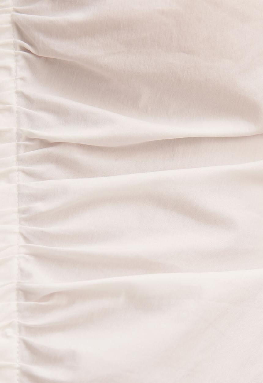 Forever New - Ainsley gathered shirt - porcelain