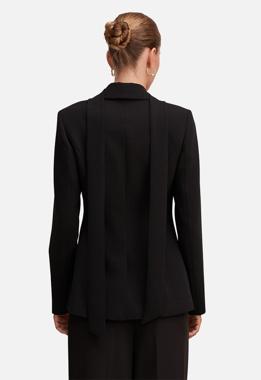 Forever New - Sasha scarf blazer in black