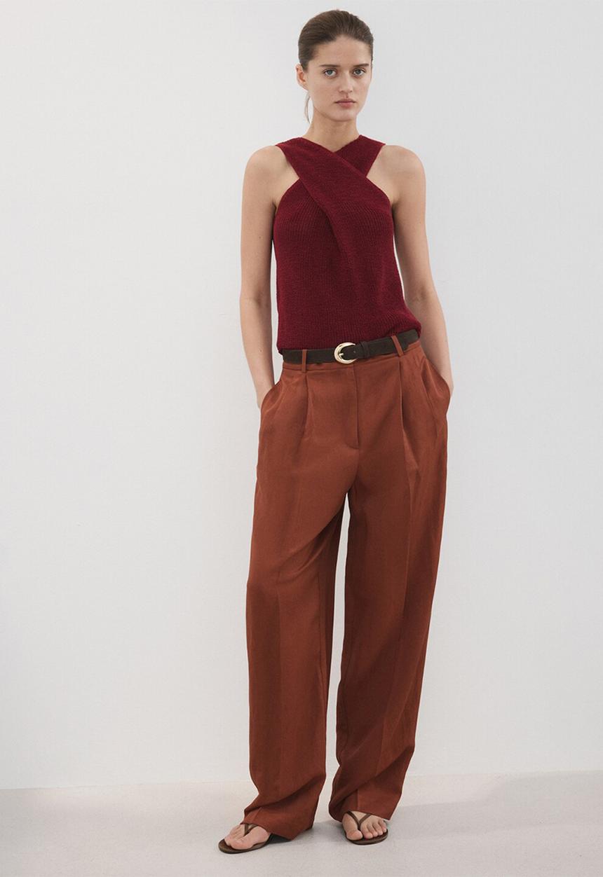MANGO - Top astro - dark red