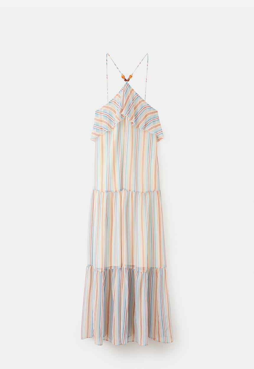 MANGO - Dress hanna - medium blue