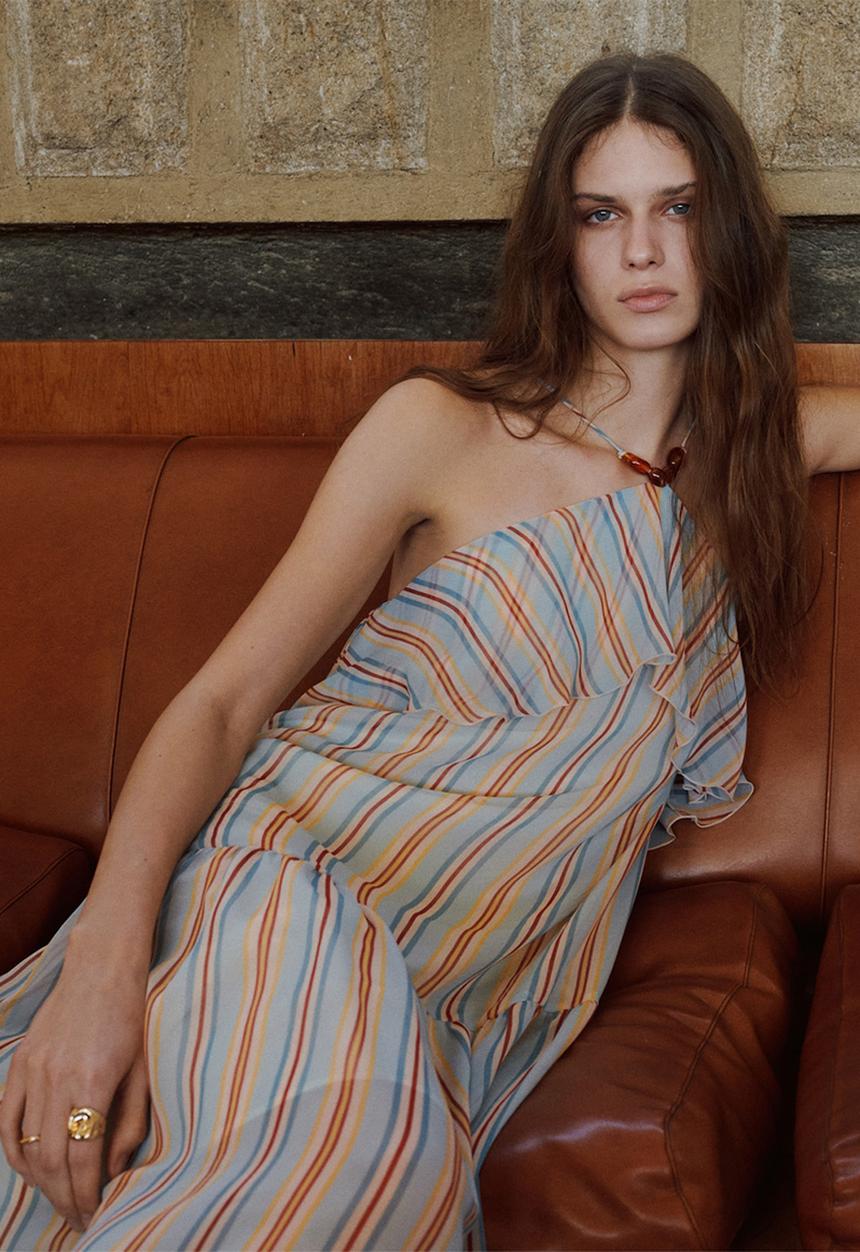 MANGO - Dress hanna - medium blue