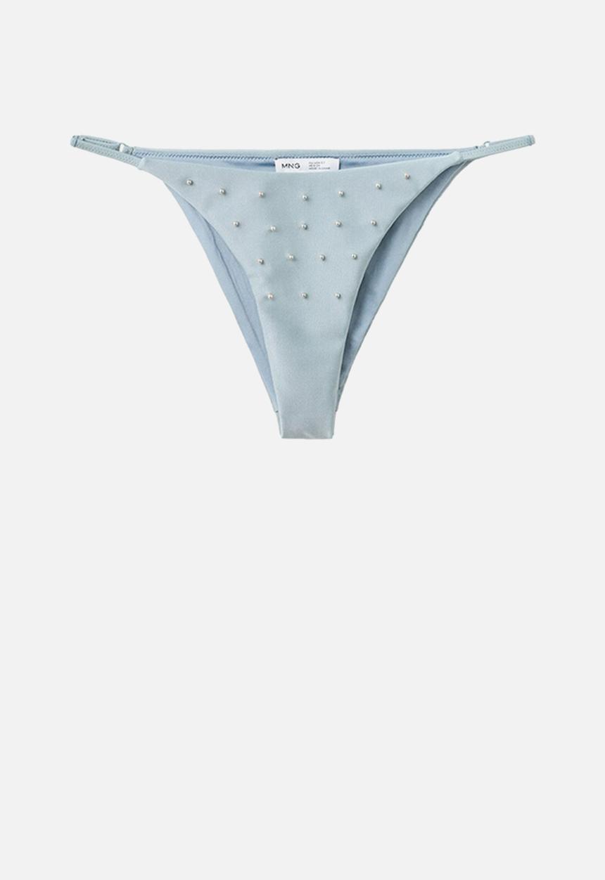 MANGO - Bikini pantie diaco- light/pastel gray