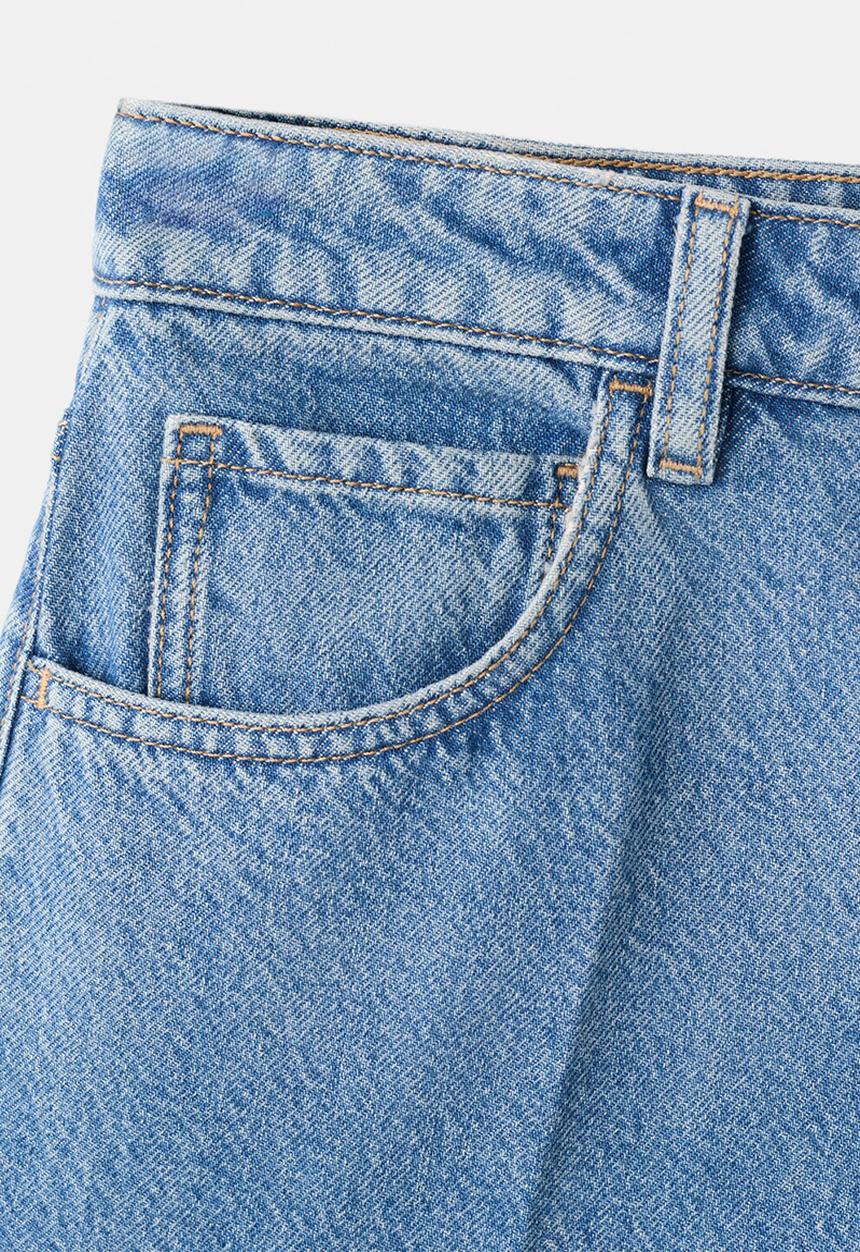 MANGO - BERMUDA SHORTS CAMILLA - Open-Blue